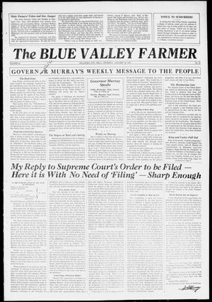 Primary view of object titled 'The Blue Valley Farmer (Oklahoma City, Okla.), Vol. 34, No. 23, Ed. 1 Thursday, January 18, 1934'.