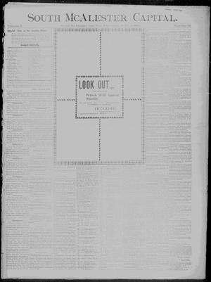 South McAlester Capital. (South McAlester, Indian Terr.), Vol. 4, No. 32, Ed. 1 Thursday, July 1, 1897