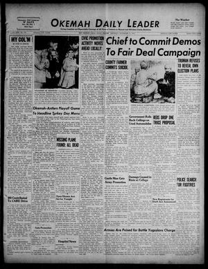 Okemah Daily Leader (Okemah, Okla.), Vol. 26, No. 254, Ed. 1 Thursday, November 15, 1951