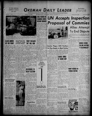 Okemah Daily Leader (Okemah, Okla.), Vol. 27, No. 8, Ed. 1 Thursday, December 6, 1951