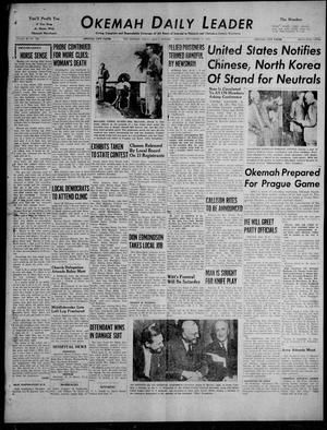 Okemah Daily Leader (Okemah, Okla.), Vol. 28, No. 208, Ed. 1 Friday, September 18, 1953