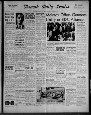Okemah Daily Leader (Okemah, Okla.), Vol. 29, No. 48, Ed. 1 Wednesday, February 3, 1954
