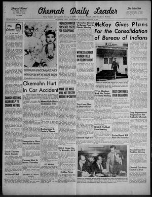 Okemah Daily Leader (Okemah, Okla.), Vol. 29, No. 63, Ed. 1 Wednesday, February 24, 1954