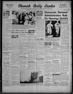 Okemah Daily Leader (Okemah, Okla.), Vol. 29, No. 145, Ed. 1 Friday, June 18, 1954