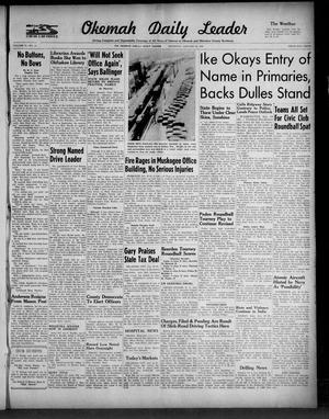 Okemah Daily Leader (Okemah, Okla.), Vol. 31, No. 41, Ed. 1 Thursday, January 19, 1956
