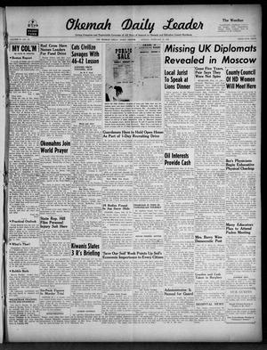 Okemah Daily Leader (Okemah, Okla.), Vol. 31, No. 58, Ed. 1 Sunday, February 12, 1956