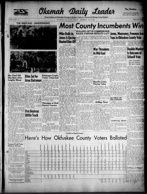 Okemah Daily Leader (Okemah, Okla.), Vol. 31, No. 158, Ed. 1 Wednesday, July 4, 1956