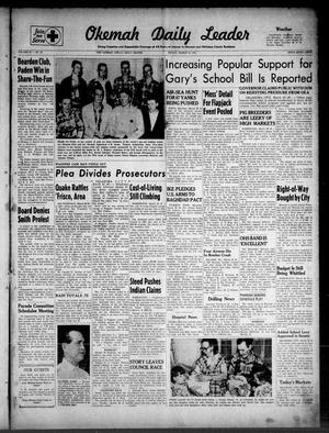 Okemah Daily Leader (Okemah, Okla.), Vol. 32, No. 85, Ed. 1 Friday, March 22, 1957