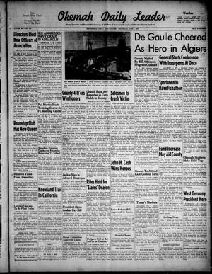 Okemah Daily Leader (Okemah, Okla.), Vol. 33, No. 136, Ed. 1 Wednesday, June 4, 1958