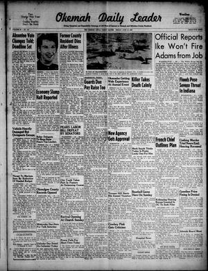 Okemah Daily Leader (Okemah, Okla.), Vol. 33, No. 143, Ed. 1 Friday, June 13, 1958