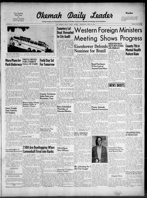 Okemah Daily Leader (Okemah, Okla.), Vol. 34, No. 111, Ed. 1 Wednesday, April 29, 1959