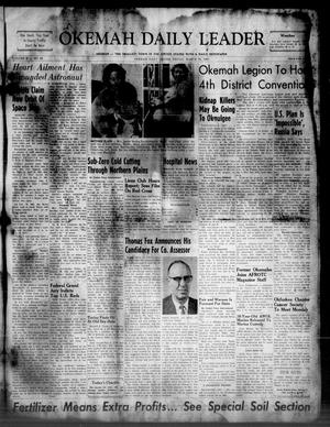 Okemah Daily Leader (Okemah, Okla.), Vol. 37, No. 82, Ed. 1 Friday, March 16, 1962
