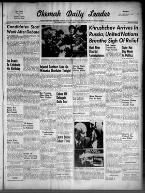 Okemah Daily Leader (Okemah, Okla.), Vol. 132, No. 229, Ed. 1 Friday, October 14, 1960