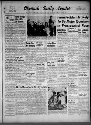 Okemah Daily Leader (Okemah, Okla.), Vol. 132, No. 196, Ed. 1 Sunday, August 28, 1960