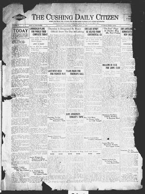 Primary view of object titled 'The Cushing Daily Citizen (Cushing, Okla.), Vol. 5, Ed. 1 Tuesday, May 1, 1928'.