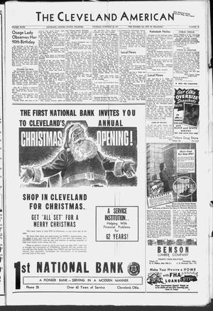 The Cleveland American (Cleveland, Okla.), Vol. 48, No. 10, Ed. 1 Thursday, November 28, 1957