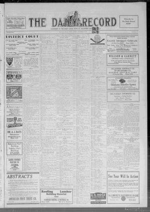 The Daily Record (Oklahoma City, Okla.), Vol. 27, No. 290, Ed. 1 Friday, December 12, 1930