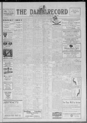 The Daily Record (Oklahoma City, Okla.), Vol. 27, No. 164, Ed. 1 Wednesday, November 12, 1930