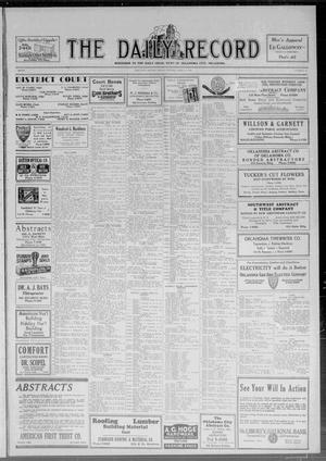 Primary view of object titled 'The Daily Record (Oklahoma City, Okla.), Vol. 28, No. 92, Ed. 1 Friday, April 17, 1931'.