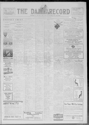 The Daily Record (Oklahoma City, Okla.), Vol. 27, No. 231, Ed. 1 Saturday, October 4, 1930