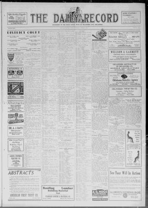The Daily Record (Oklahoma City, Okla.), Vol. 27, No. 233, Ed. 1 Tuesday, October 7, 1930