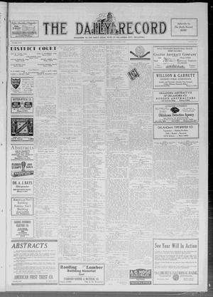 Primary view of object titled 'The Daily Record (Oklahoma City, Okla.), Vol. 27, No. 285, Ed. 1 Saturday, December 6, 1930'.