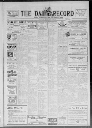 Primary view of object titled 'The Daily Record (Oklahoma City, Okla.), Vol. 28, No. 66, Ed. 1 Wednesday, March 18, 1931'.