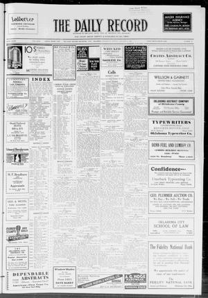 Primary view of object titled 'The Daily Record (Oklahoma City, Okla.), Vol. 31, No. 21, Ed. 1 Wednesday, January 24, 1934'.