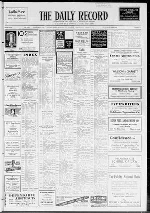 Primary view of object titled 'The Daily Record (Oklahoma City, Okla.), Vol. 31, No. 23, Ed. 1 Friday, January 26, 1934'.