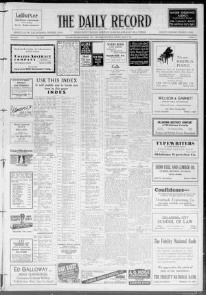 The Daily Record (Oklahoma City, Okla.), Vol. 31, No. 81, Ed. 1 Wednesday, April 4, 1934