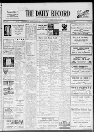 The Daily Record (Oklahoma City, Okla.), Vol. 30, No. 244, Ed. 1 Friday, October 13, 1933