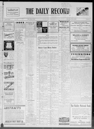 The Daily Record (Oklahoma City, Okla.), Vol. 30, No. 113, Ed. 1 Friday, May 12, 1933