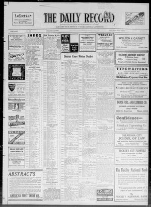 The Daily Record (Oklahoma City, Okla.), Vol. 30, No. 131, Ed. 1 Thursday, June 1, 1933