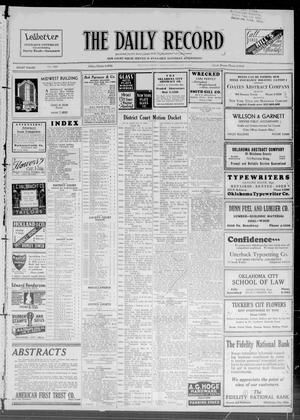 The Daily Record (Oklahoma City, Okla.), Vol. 30, No. 161, Ed. 1 Friday, July 7, 1933