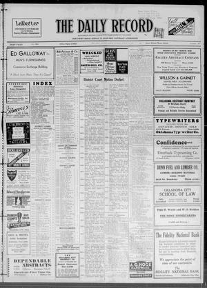 The Daily Record (Oklahoma City, Okla.), Vol. 30, No. 193, Ed. 1 Monday, August 14, 1933