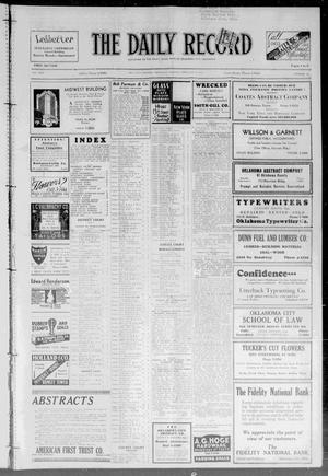The Daily Record (Oklahoma City, Okla.), Vol. 30, No. 40, Ed. 1 Thursday, February 16, 1933