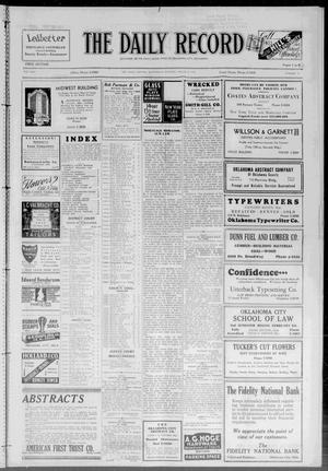 The Daily Record (Oklahoma City, Okla.), Vol. 30, No. 75, Ed. 1 Wednesday, March 29, 1933
