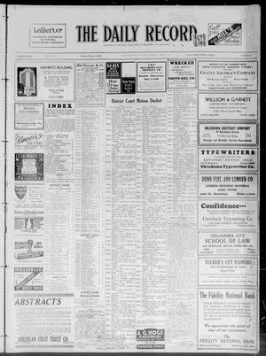 Primary view of object titled 'The Daily Record (Oklahoma City, Okla.), Vol. 30, No. 83, Ed. 1 Friday, April 7, 1933'.