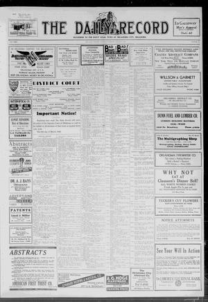 The Daily Record (Oklahoma City, Okla.), Vol. 29, No. 61, Ed. 1 Saturday, March 12, 1932