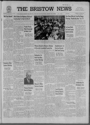 The Bristow News (Bristow, Okla.), Vol. 11, No. 23, Ed. 1 Thursday, September 25, 1958