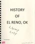 Text: History of El Reno
