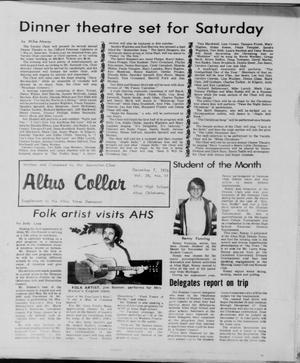 Primary view of object titled 'Altus High Collar (Altus, Okla.), Vol. 28, No. 11, Ed. 1 Tuesday, December 7, 1976'.
