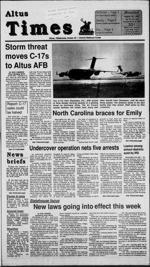 Altus Times (Altus, Okla.), Vol. 93, No. 145, Ed. 1 Monday, August 30, 1993