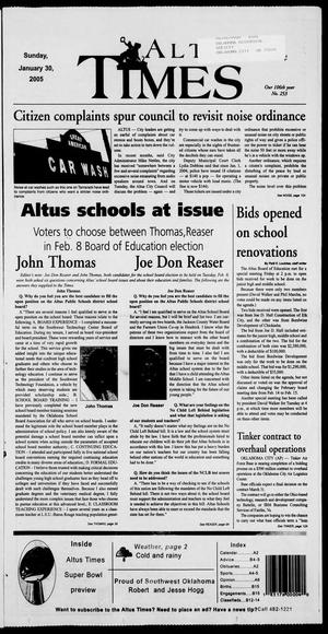 Altus Times (Altus, Okla.), Vol. 106, No. 253, Ed. 1 Sunday, January 30, 2005