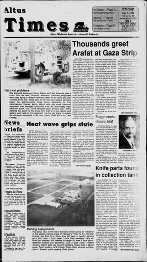 Primary view of object titled 'Altus Times (Altus, Okla.), Vol. 94, No. 94, Ed. 1 Friday, July 1, 1994'.