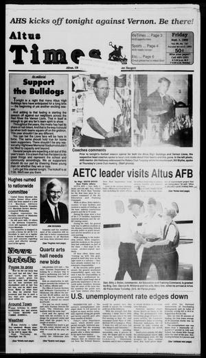 Altus Times (Altus, Okla.), Vol. 95, No. 147, Ed. 1 Friday, September 1, 1995