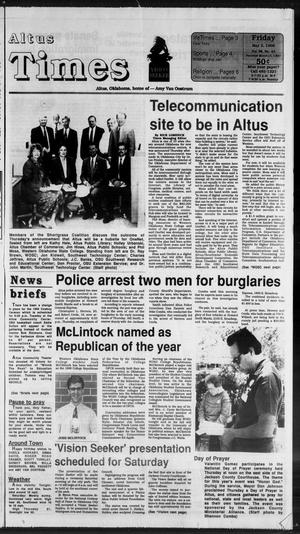 Altus Times (Altus, Okla.), Vol. 96, No. 43, Ed. 1 Friday, May 3, 1996