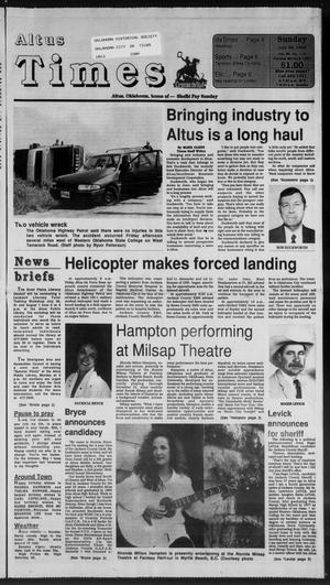Altus Times (Altus, Okla.), Vol. 96, No. 116, Ed. 1 Sunday, July 28, 1996