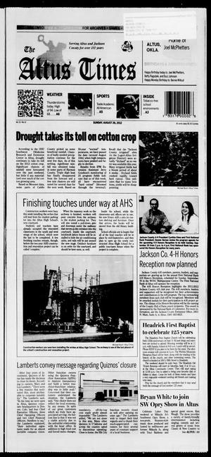 Primary view of object titled 'The Altus Times (Altus, Okla.), Vol. 113, No. 62, Ed. 1 Sunday, August 26, 2012'.