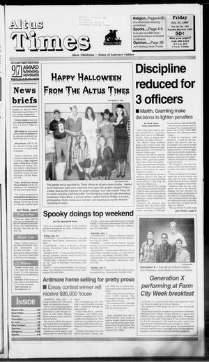 Altus Times (Altus, Okla.), Vol. 98, No. 194, Ed. 1 Friday, October 31, 1997